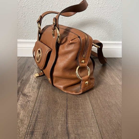 Michael Kors Cognac Fulton Satchel - Picture 7 of 10